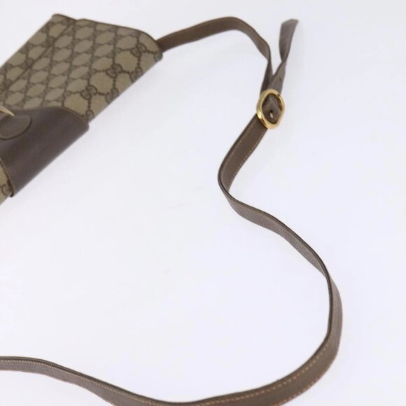 GUCCI GG Supreme Shoulder Bag PVC Beige Gold 94 02 050 Auth 146260 - Picture 8 of 16